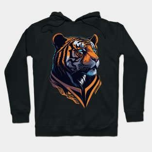 Tiger head Hoodie